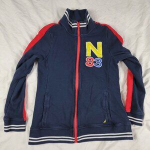 Nautica N83 Adults Small Blue Full Zip Sweater Casual Winter Warm Outdoors